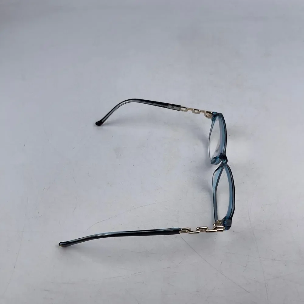 Tura R577 TOR Women's Eyeglasses Frame Black Blue‎ Plastic Full Rim 50-15-135mm